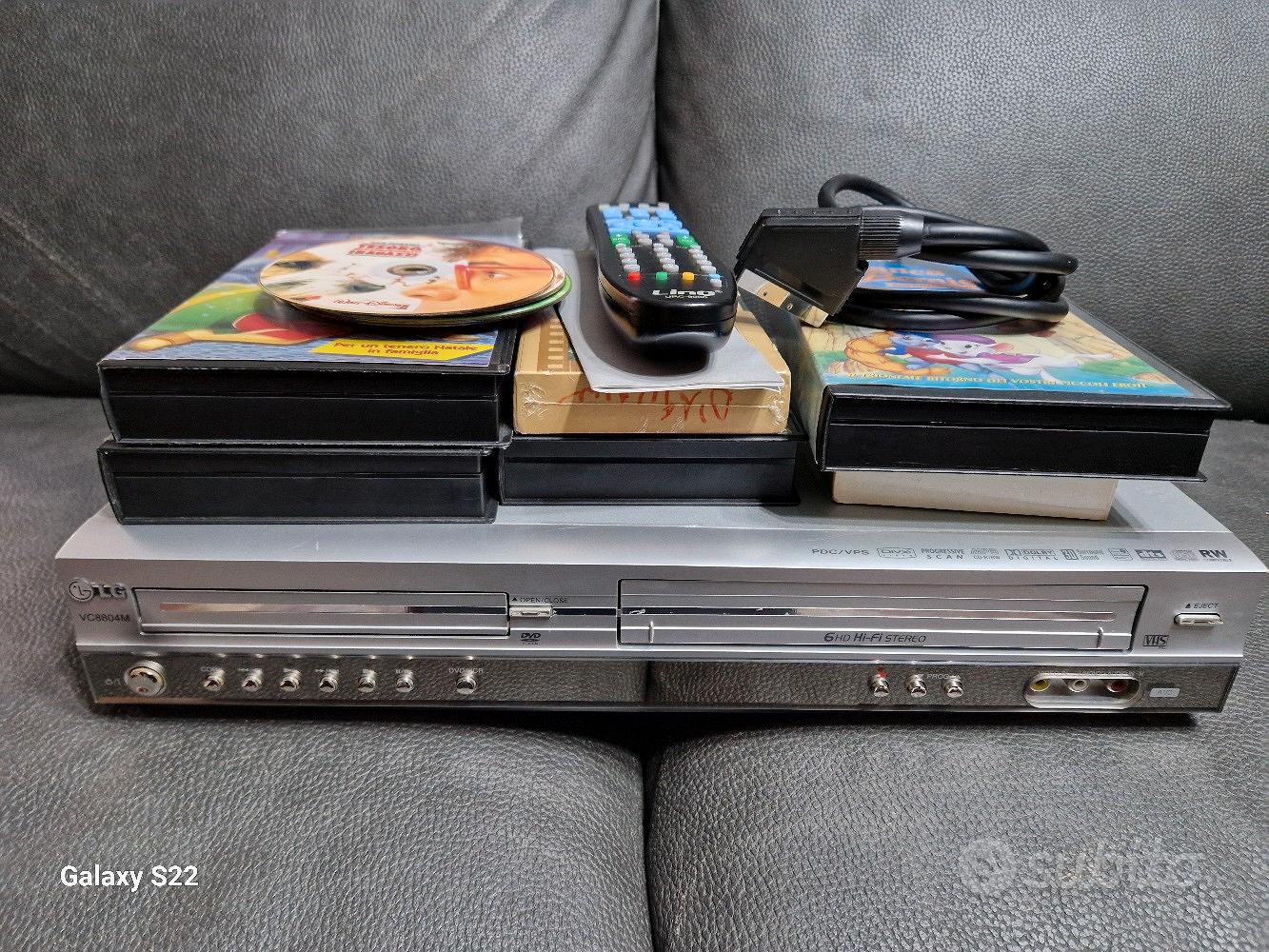 VIDEOREGISTRATORE DVD Combo LG mod.VC 880 4M 6HD - Audio/Video In ...