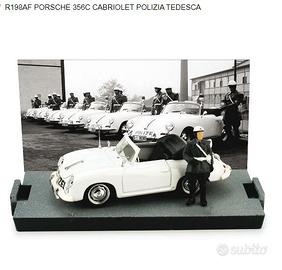 MODELLO PORSCHE 356 + FIGURINO POLIZIA TEDESCA