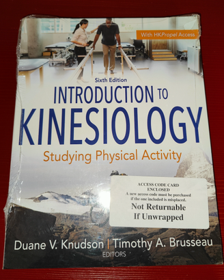 Libro NUOVO Introduction to kinesiology Studying P