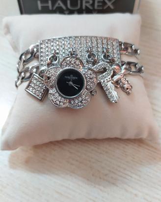 Orologio bracciale donna Haurex in acciaio.