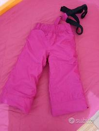 Pantalone neve bambina 3 anni