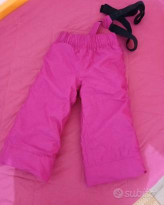 Pantalone neve bambina 3 anni