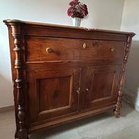Credenza noce massiccio stile Impero fine 1800