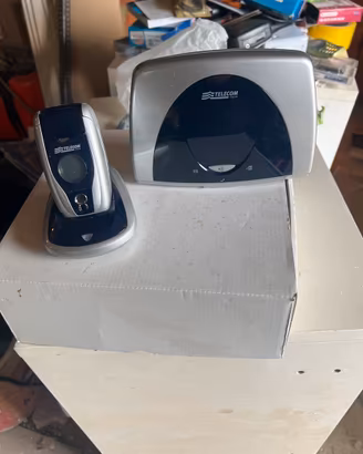 Telefono cordless vintage da collezione