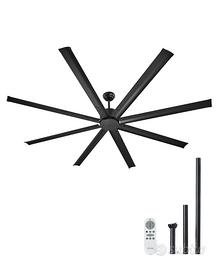 Ventilatore da Soffitto e Telecomando a 6 Velocità