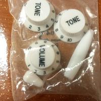 Kit manopole x stratocaster bianche NUOVE