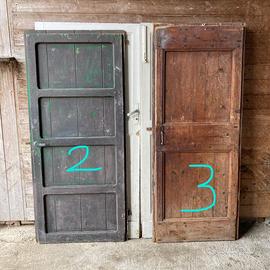 Porte antiche legno con saltarello