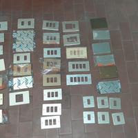 placche Ticino Magic e Piuma  alluminio anodizzato