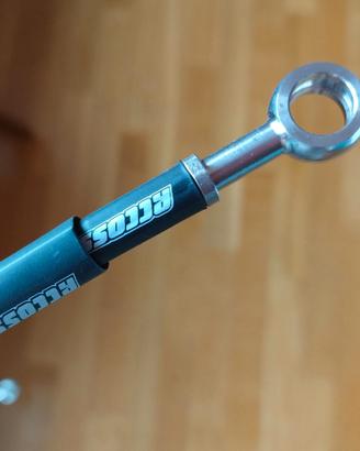 Tubo Freno Posteriore ACCOSSATO in Treccia - Nuovo