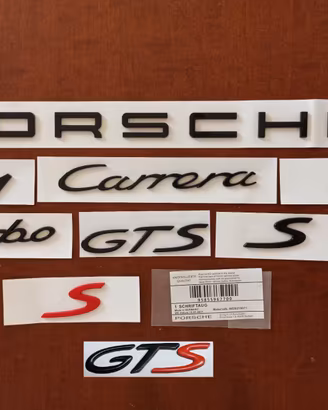 Scritte PORSCHE 911 Carrera 718 Boxster Cayman 992