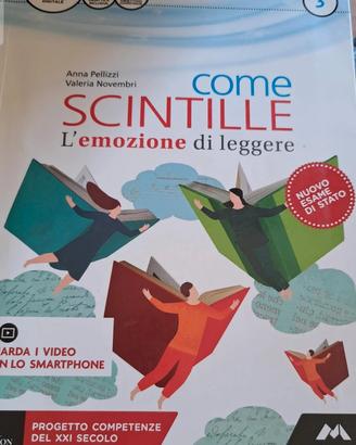 Libro Antologia Italiano "Come Scintille 3"