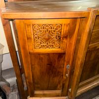 Buffet vetrina antico stile Art Déco noce