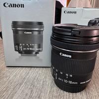 Obiettivo Canon 10-18 mm