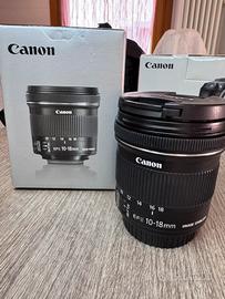 Obiettivo Canon 10-18 mm