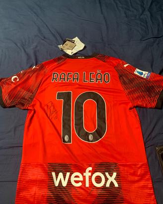 Maglia Leao 2023/2024 autografata