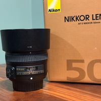 Obiettivo Nikon AF-S 50 1.8 G