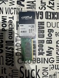 Ram Crucial 16gb DDR4
