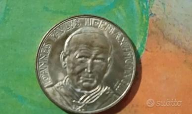 Moneta 200 Lire Papa Giovanni Paolo II