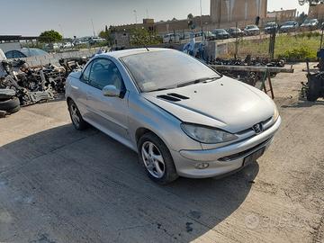 PEUGEOT 206 CC 1.6 BENZ 03 RICAMBI 