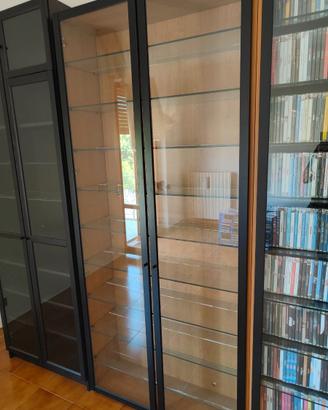 Libreria con ante a vetro