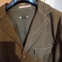 GIACCA DI VELLUTO VERDE SCURO