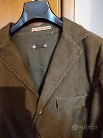 GIACCA DI VELLUTO VERDE SCURO