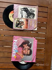 2 dischi vinile 45 giri