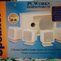 Sistema completo di altoparlanti 4 vie e subwoofer