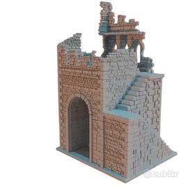 Miniatura in resina rovine per diorami/scenari