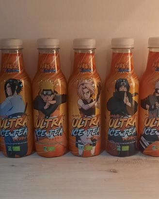 Set 6 Bottiglie Naruto Shippuden Ultra Ice Tea
