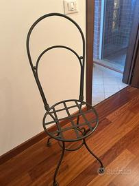 Sedia in ferro battuto