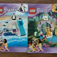 Lego friends 41042 (tigre) + 41043 (pinguino)