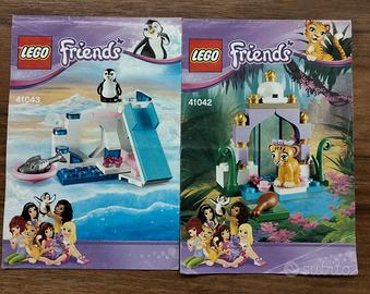 Lego friends 41042 (tigre) + 41043 (pinguino)