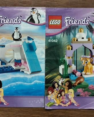 Lego friends 41042 (tigre) + 41043 (pinguino)