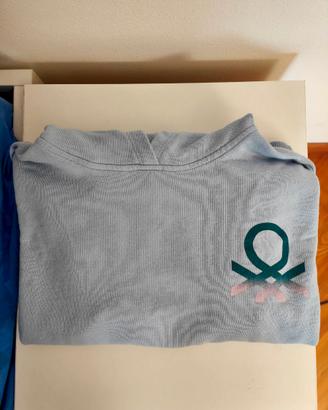 Felpa Benetton azzurra bambini