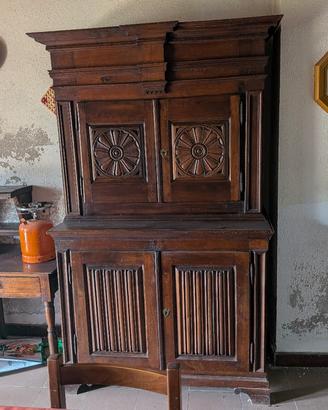 Lotto 4 mobili -Legno Noce e non