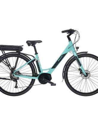 BICICLETTA ELETTRICA BIANCHI LONG ISLAND AZZURRA