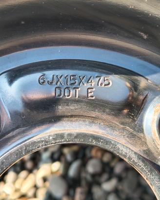4 Cerchi in acciaio ORIGINALI FORD 15" + gomme 195