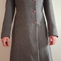 Cappotto donna grigio Vintage