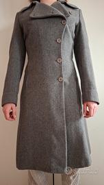 Cappotto donna grigio Vintage