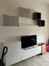 Parete attrezzata soggiorno Bestå Ikea