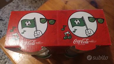 coppia bicchieri coca cola mc donald euro 2012