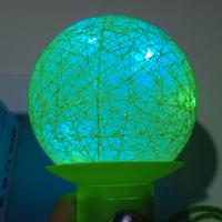 Lampada a led verde blu e giallo 