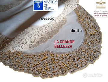 6 Centri lino pizzo tombolo cantù  fatti a mano