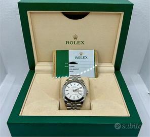 ROLEX DATEJUST 126300 JUBILEE FULL TOP CONDITION