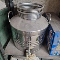 Contenitori Acciaio Inox 30L + 50L con Rubinetto