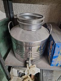 Contenitori Acciaio Inox 30L + 50L con Rubinetto