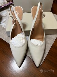 Decolte panna tg.41 donna mai indossate