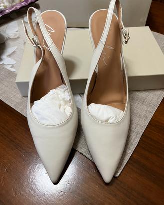 Decolte panna tg.41 donna mai indossate