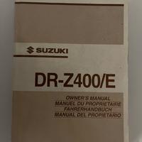 Manuale Suzuki Dr-z400/e